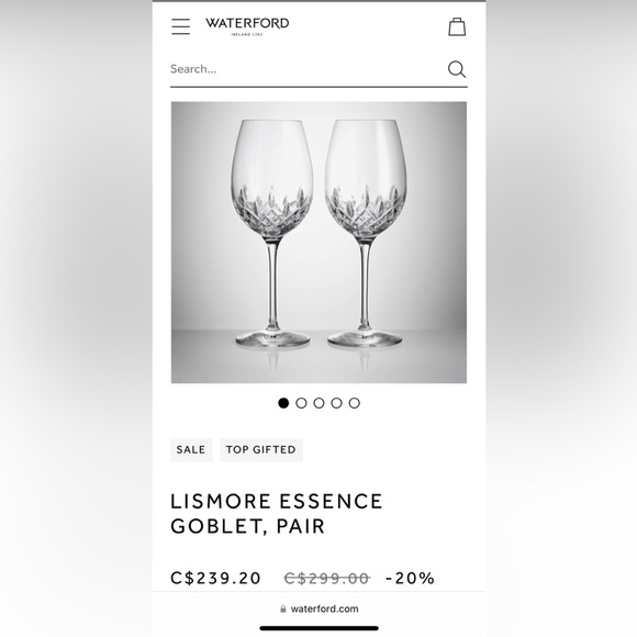 Waterford Wine Glasses - Picture 5 of 5